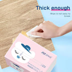 200 Dryer Sheets (6.4"x9") w/Easy-to-Dispense Box to Drive Clothes Ultra Soft & 200 Pulls ZNRO Powder Free Lint Free Paper Facial Tissues Super Soft 4-Ply 6.1"x6.9" w/Compact Pink Plastic Packaging