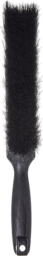 SPARTA 3622503 Flo-Pac Plastic Handle Counter Brush, Horsehair Blend Bristles, 2-1/2" Bristle Trim, 8" Length, Black (Pack of 3)
