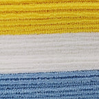 Amazon Basics Microfiber Cleaning Cloths, Ultra Absorbent, Lint Free, Streak Free, Non-Abrasive, Reusable and Washable, 16" x 12", Blue/White/Yellow, Pack of 24
