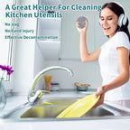 Stainless Steel Scourer Heavy Duty Scrubber Pads Steel Wool Pack of 6,40g