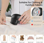 Fabric Shaver, Rechargeable Sweater Shaver, Lint Shaver with 6-Leaf Blades, Electric Lint Remover for Clothes & Furniture, Couch Pilling Remover Depiller for Removing Fuzz, Lint, Pills, Bobbles