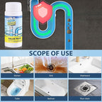 2pc Wild Tornado Pipe Dredge,Powerful Sink Cleaner for Kitchen Toilet Pipeline Quick Cleaning Tool- Wild Tornado Pipe Cleaner - wild sink and drain cleaner- Drain Foam Cleaner