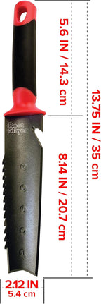 Root Slayer 17211, Soil Knife with Holster, Original Red