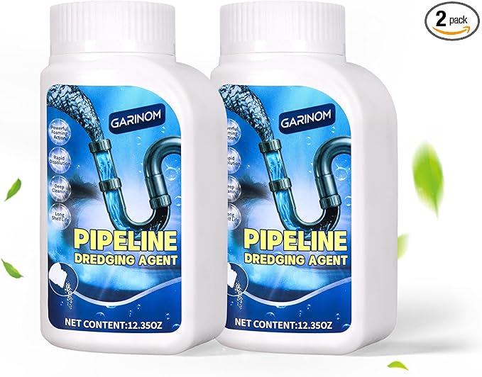 Pipeline Dredging Agent, Powerful Drain Cleaner Agent, Kitchen Unblocker, Sink and Drain Cleaner Powder for Kitchen Toilet Pipeline Quick Cleaning Tool