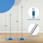 Dust Mop for Hardwood Floors with 57" Long Handle Wet & Dry Mops for Catching Pet Hair and Dust Bunny Microfiber Dust Mops for Vinyl, Wood, Tile, Laminate Flooring