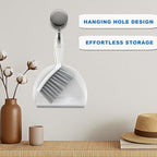 Mini Broom and Dustpan Set Small Dust pan & Brush Set Portable Cleaning Tools for Home Office RV Camping Learning (Grey)