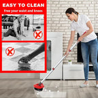 Small 2 Pack Scrub Brush Head ONLY for O Cedar RinseClean 2-Tank Spin Mop, Replacement Head Scrubber Brush,NOT for EasyWring 1-Tank System