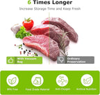 [2025 Upgraded] Bonsenkitchen 6 Rolls 11" x 16' Vacuum Sealer Bags for Food with a Color Box, Easy to Store, Commercial Grade, BPA Free, Great for Food Storage or Sous Vide, VB21