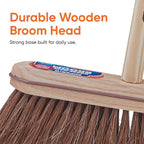 Refill Head for Kitchen and Home – Heavy Duty Household Broom for Easy Sweeping Dust and Wisp Floors and Corners (Horsehair)