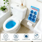 Automatic Toilet Bowl Cleaner Tablets - Long-Lasting Bathroom Tank Cleaner for Effortless Cleaning, Stain Prevention & Freshness Up to 15 Days Per Tablet