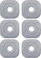 6 Pack Replacement Microfiber Mop Pad Set