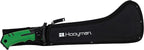 Hooyman Hook ‘em Machete with Heavy Duty Construction, Ergonomic No-Slip Handle and Belt Sheath for Gardening, Land Management, Bushcraft, Hunting and Outdoor,Black/Green