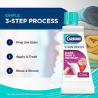 Carbona Stain Devils® #4 | Blood, Dairy & Ice Cream | Professional Strength Laundry Stain Remover | Multi-Fabric Cleaner | Safe On Skin & Washable Fabrics | 1.7 Fl Oz, 3 Pack