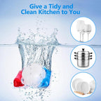 32 Count Dishwasher Pods, No Pre-Rinse Dishwasher Detergent Soap On Stain and Grease, Leaving a Virtually Spotless Shine,Dishwasher Detergent for Deep Cleaning