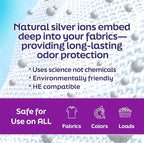 SilverWorks! Laundry Deodorizer, In-Wash Scent Booster, 3-in-1 Odor Eliminator, Long Lasting Scent, Protects Against Odors, Laundry Odor Remover, Scent Booster & Laundry Freshener, Fresh Scent, 12 oz