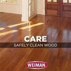 Weiman Hardwood Floor Cleaner – Surface Safe, No Harsh Scent, Safe for Use Around Kids and Pets, Residue Free – 27 oz. Trigger