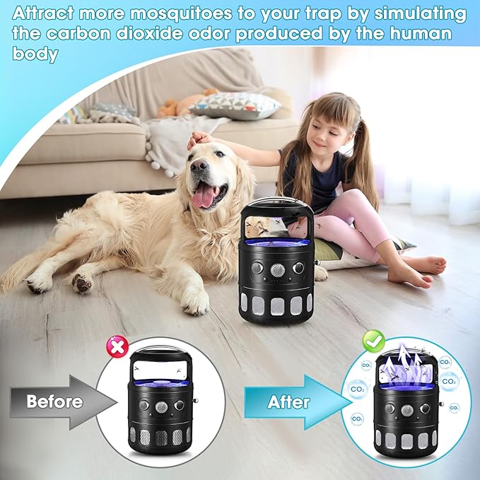 Qualirey 12 Pack Mosquito Attractant in Bulk, Lure for Bug Zapper Bait Refill Compatible with All Mosquito Trap Enhances Catch Rates for Indoor Outdoor Traps, Safe and Long Lasting