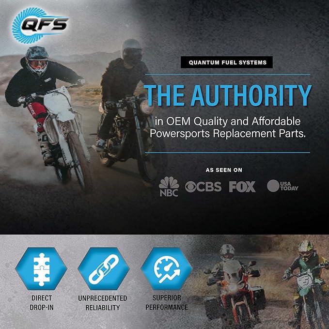 "QFS oem In-Tank Fuel Pump Replacement for Honda Foreman 500 Rancher 420 500 Rincon 680 TRX 700XX, 2006-2021, oem 16700-KYJ-901 16800-GFM-K01 16700-MKF-D41 16700-HN8-A62 16700-HN8-601 16700-MKC-A01"