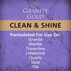 Granite Gold Clean and Shine Spray-Streak-Free Deep Cleaning & Polishing of Granite, Marble, Quartz, 24 Fl Oz (Pack of 2)