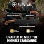 Condor Tool & Knife Survival Machete with Walnut Handle