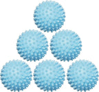 Handy Laundry Reusable Laundry Dryer Balls - A Natural Alternative to Fabric Softener, Reduce Drying Time and Save on Energy, Soft Fluffy Clothes, Fewer Wrinkles, Less Static Cling (Pack of 6)