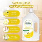 Floor Cleaning Solution Compatible with Tineco – 82 FL OZ Lemon Floor Cleaner – Long-Lasting, Zesty Scent – For All Cordless Wet/Dry Vacuum Mop Cleaner & Robot Vacuums with Mopping