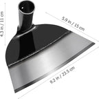 1Pcs Hoe Head Round Eye Hoe for Garden Weeding Soil Loosening 9.24x 5.89 x 5.89Inch (Without Handle)