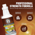 HVAC Guys Drain Dissolve 2PK | AC Drain Line Cleaner & Unclogger | Heat Generating Alkaline Formula | Prevents Overflow | Clears Hair, Grease, Gunk - 32oz