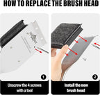 Grill Brush Bristle Free,Unique Steel Fibers Pad [Safe & Efficient] Perfect for Any Grill/Flat Tops Griddles,Safe Grill Cleaner for Outdoor Grill,Gifts for Men/Dad