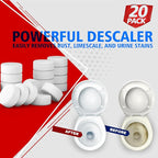 USKICH 20 Pack Toilet Bowl Cleaner Tablets,White Automatic Toilet Tank Cleaners, Long-Lasting Household Toilet Cleaners,Toilet flush Cleaning & Deodorizer