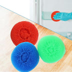15 Pcs Plastic Dish Scrubbers, Nylon Scouring Pad Mesh Pot Scourers(Blue+Red+Green)