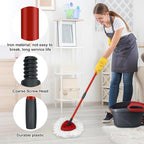 Mop Handle Replacement for Ocedar 4 Section Mop Replace Handle Compatible with O-Cedar Spin Mop Refills and Brooms ocedar Mop Stick for Floor Clean, 30" to 58", American Thread Joint