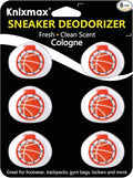 Knixmax Versatile Deodorizer Balls for Shoes Gym Bags Home Freshener for Closets Lockers Odor Eater Eliminate Unpleasant Scent Cologne Basketball