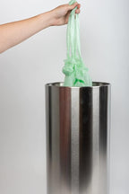 13 Gallon Compostable Drawstring Trash Bags by BioBag, 40 Count, BPI Certified, Meets ASTM D6400 Standards, Easy-Tie Kitchen Liners