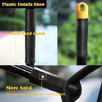 Heavy Duty Commercial Broom, 3 Pack Upgraded Angle Brooms for Sweeping Outdoor and Indoor, Perfect Black Brooms of House, Kitchen, Garage, Courtyard, Concrete