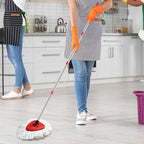 12 Pack Mop Head Replacement Compatible with O Cedar Mop Replace Head EasyWring 1-Tank, Microfiber Spin Mops Refills, Easy Cleaning