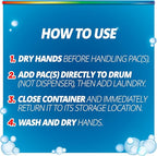 Purex Advanced Oxi with Odor Fighter Laundry Detergent Pacs, Oxi Power, 56 count, Pre Measured Pacs