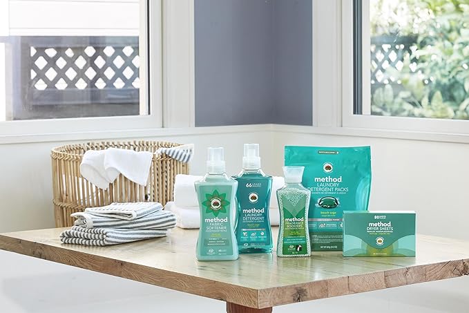 Method Laundry Variety Pack Laundry Detergent, fabric Softener 53.5 Fl Oz