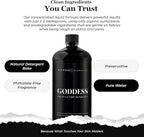 Laundry Liquid Detergent (Goddess) - 32 Oz Laundry Perfume Bottle for Men & Women, Stain & Odor Remover, Deep Clean, Long-Lasting Fragrance and Freshness for All Fabrics