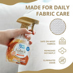 Fabric Refresher Spray - Glamorous Daylight - Wrinkle Release Spray & Fabric Softener Alternative - Odor Eliminator Deodorizer Spray for Clothes, Bedding and Home Use