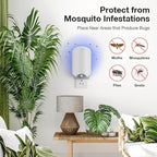Fly Trap Indoor, 2 Plug-in Fly Catchers with 6 Refill Glue Boards, Fruit Fly & Gnat Trap for Home, Indoor Bug Trap for Mosquitoes, House Flies, Moths & Flying Insects