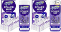 Swiffer Power Mop Refill, Floor Cleaner for Mopping Tile, Vinyl, Laminate, Wood in Home, Bathroom, Kitchen, All Purpose Multi-Surface Cleaning, 5 Pads + 1 Lavender Solution (Pack of 2)