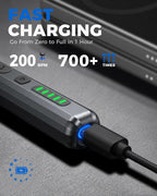 Mini Electric Screwdriver Set 140-IN-1: UnaMela Small Electric Screwdriver Cordless - 120 Precision Bits, 5 Torque Settings, LED Light, Magnetic Power Screwdriver Repair Tool Kit for PC RC Electronics