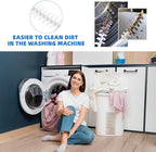 Zerodeko 2-Pack Washing Machine Cleaner Brush Set for Front Load Washers Durable Washer Drum Cleaning Tool 23.62 X 1.77 X 1.57 Inch Efficient Dirt and Lint Removal for Household Laundry