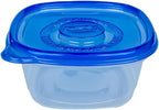 Glad GladWare Tall Entree Food Storage Containers with Lids, Large Square BPA Free Plastic for Meal Prep and Lunches, Lock Tight Seal, Microwave and Dishwasher Safe, 42 Oz, 3 Count - 6 Pack