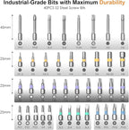 42-in-1 Magnetic Ratchet Screwdriver Set with Detachable T-Handle & Case, Multi-Bit Precision Driver Kit for Electronics, PC, Bicycle, Furniture Repair, Eyeglass, and DIY Gifts （Orange）
