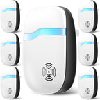 (2025 Upgraded) Ultrasonic Insect & Pest Indoor Repeller, Plug-in Control Device Electronic Repellent for Rodent, Mice, Rats, Roaches, Bugs, Ants, Spiders, Mosquitoes, Silent for Home Use (6 Pack)