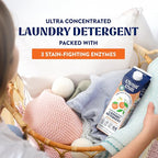 Cleancult Ultra Concentrated Liquid Laundry Detergent, 64 loads (32 oz), Long Lasting Scent, 90% Less Plastic, No Harsh Chemicals, Orange Blossom, Defeats Stains & Odors, HE/Standard Compatible