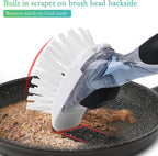 New Brush Refills for OXO New Soap Dispensing Dish Brush - 4 Pack Dish Brush Cleaning Soap Dispensing Head Replacement for Scrubber