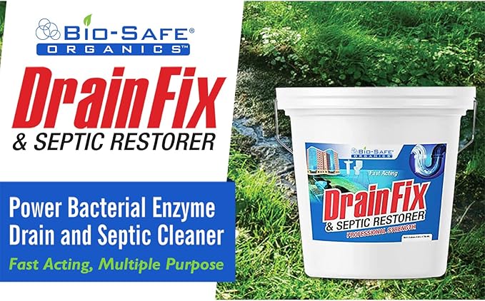 Bio-Safe Organics - Septic Tank Shock - Shock Combo Drainfix 5 Gal. & Large BOSS package - Patented Exxon Valdez Septic Tank Treatment - Septic Maintenance